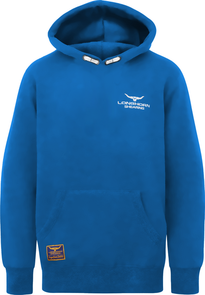 Longhorn Shearing Kids Signature Series Hoodie Royal Blue