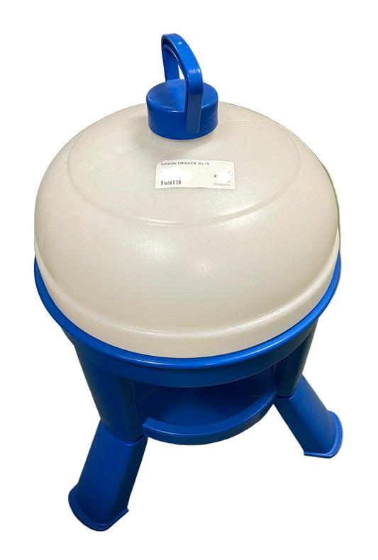 20 Litre Poultry Drinker With Legs Chicken Wild Birds