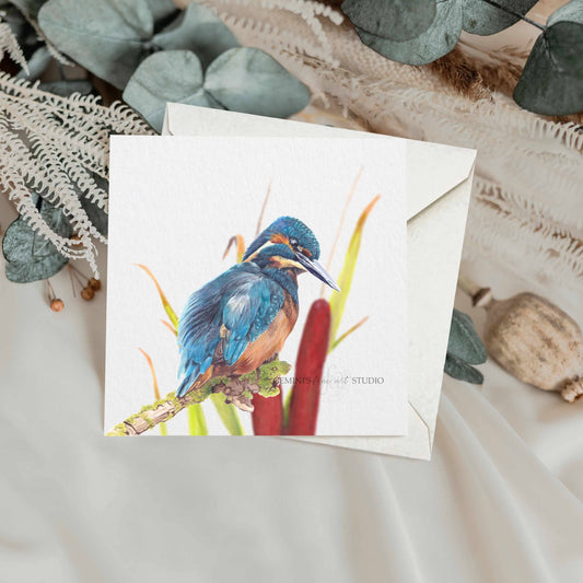 Kingfisher Greetings Card | Blank Card | Bird | Bird Watcher