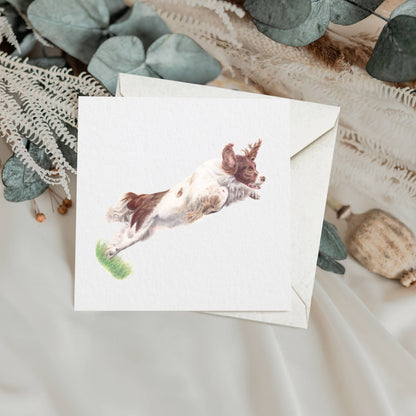 Springer Spaniel Greetings Card | Dog Card
