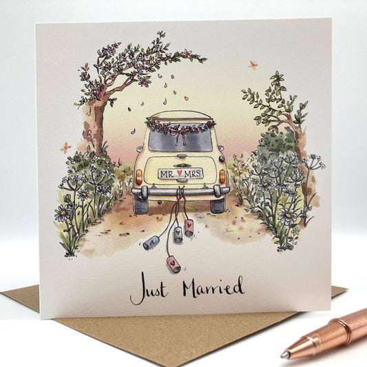 Wedding Card - Wedding Car