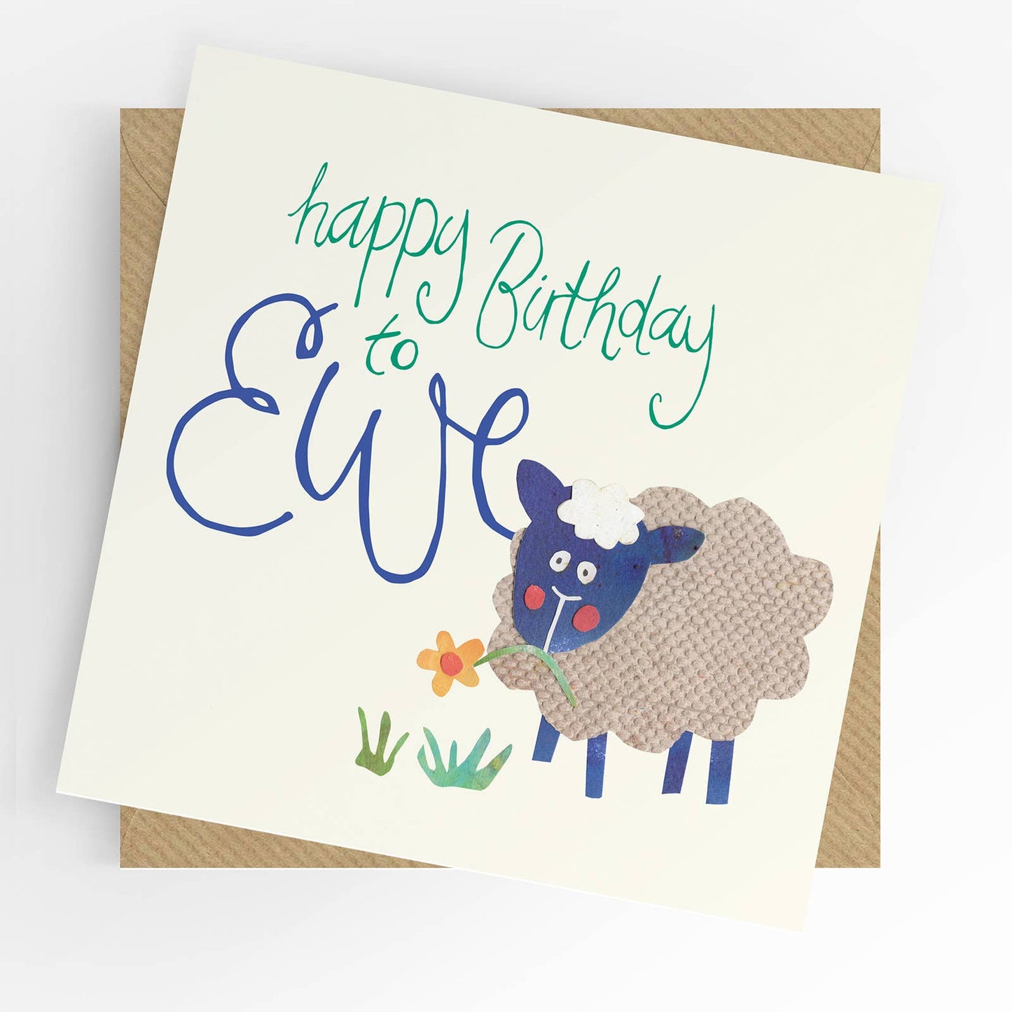 Happy birthday to ewe, Pun birthday card