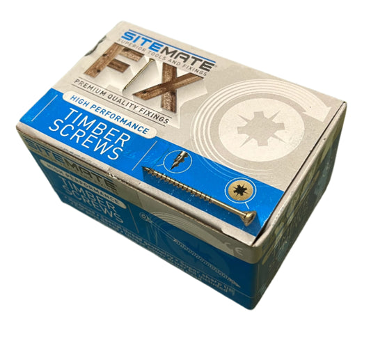 Sitemate High Performance Timber Screws 5x80mm 100 Pack