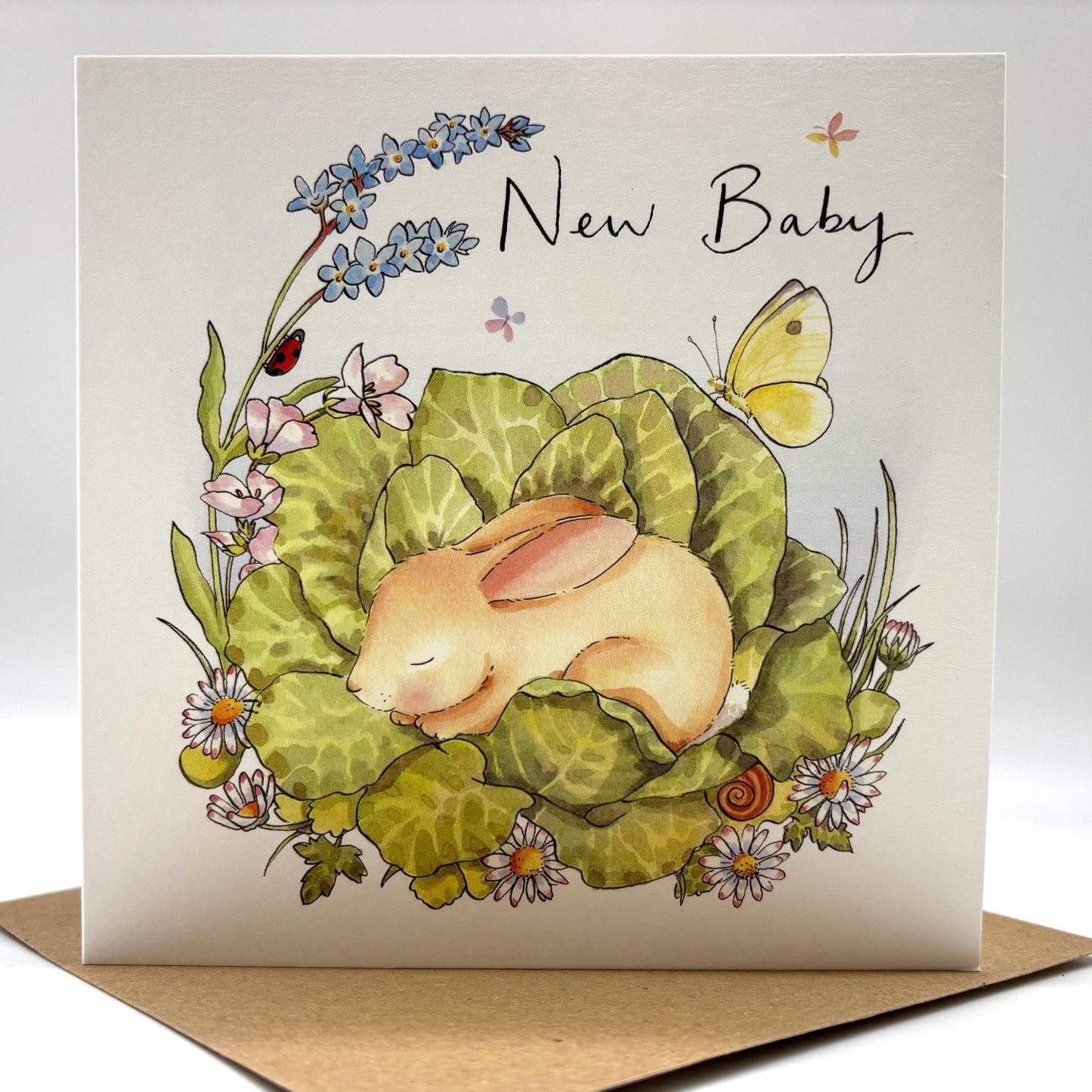 New Baby Card - Rabbit New Baby