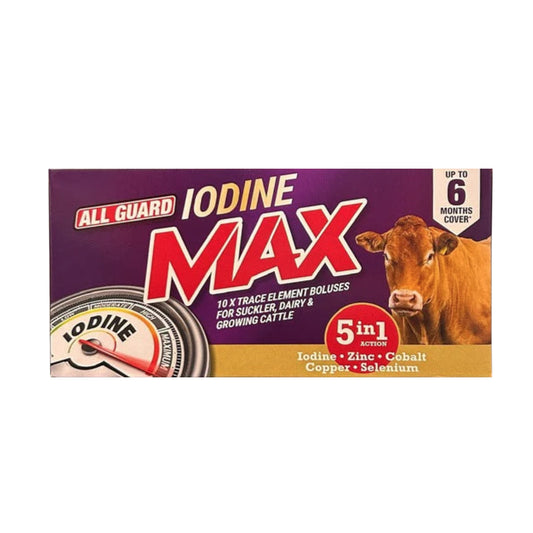 Mayo All Guard Iodine Max Cattle Bolus With Copper 10 Pack