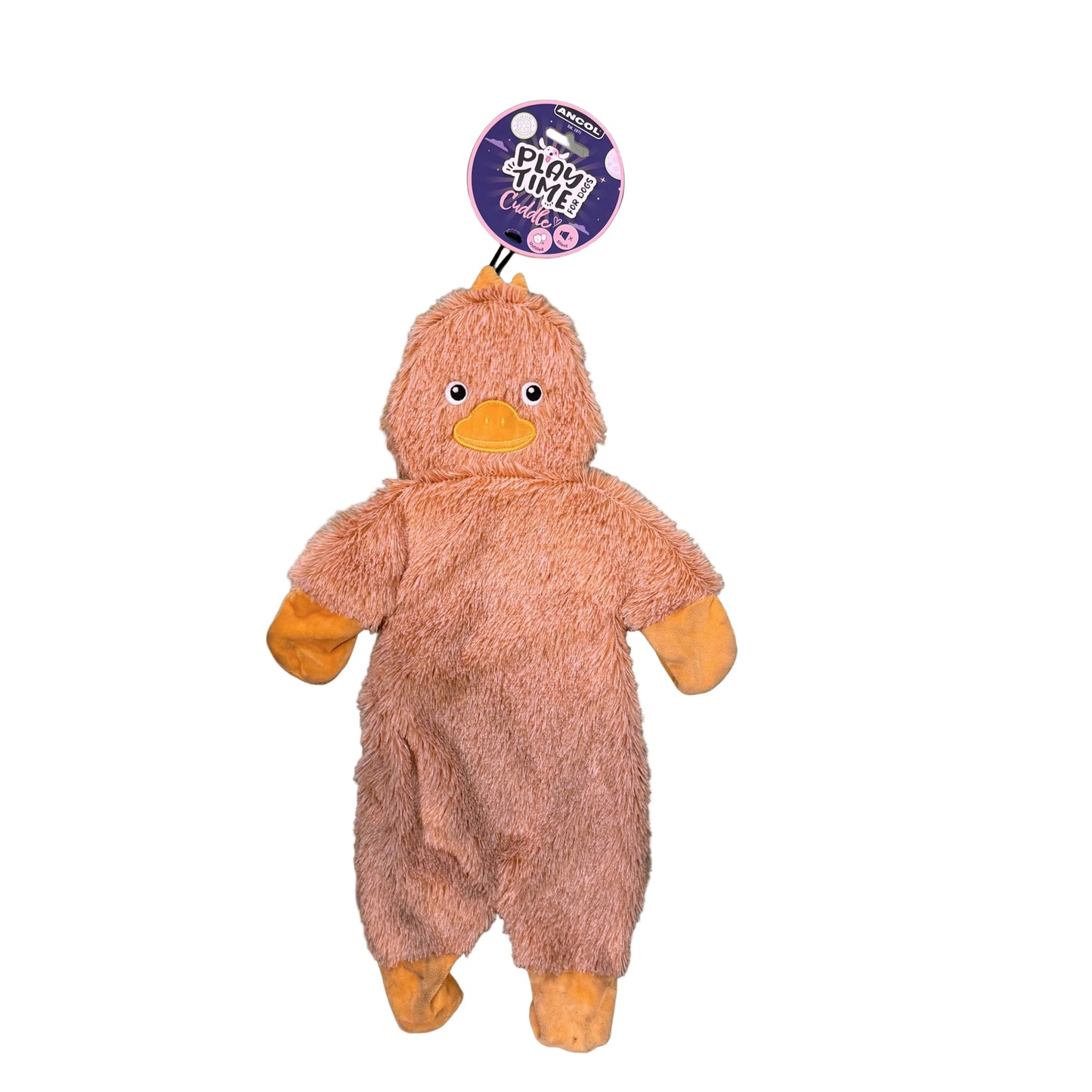 Ancol Plush Time Silent Unfilled Assorted Dog Toy
