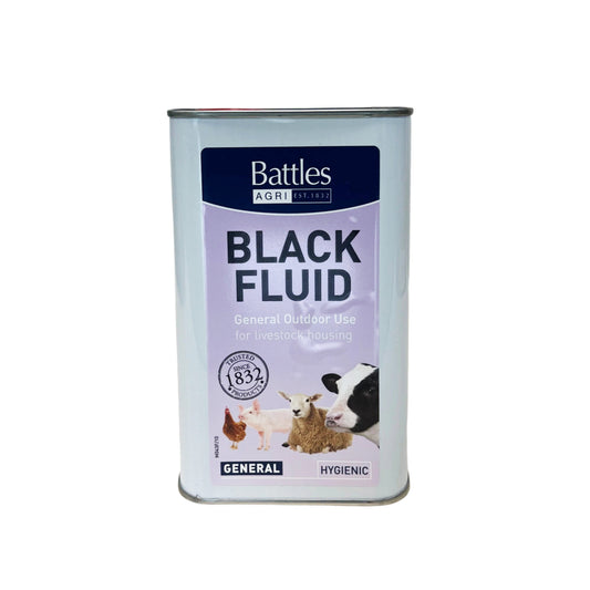 Battles Black Fluid Disinfectant For Livestock Housing 1 L