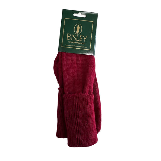 Bisley Plain red Shooting Stocking Socks