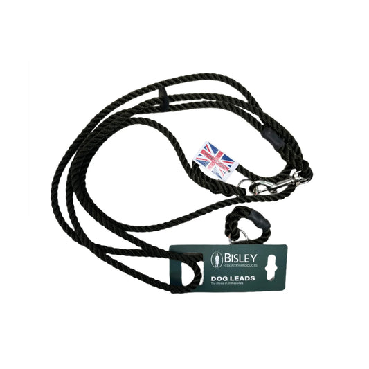 Bisley Rope Dog Lead Black