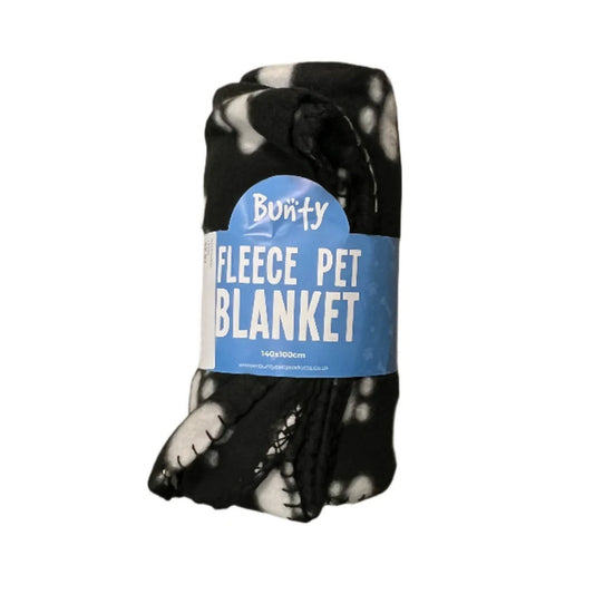 Bunty Fleece Dog Blanket Paw Pattern 140x100cm