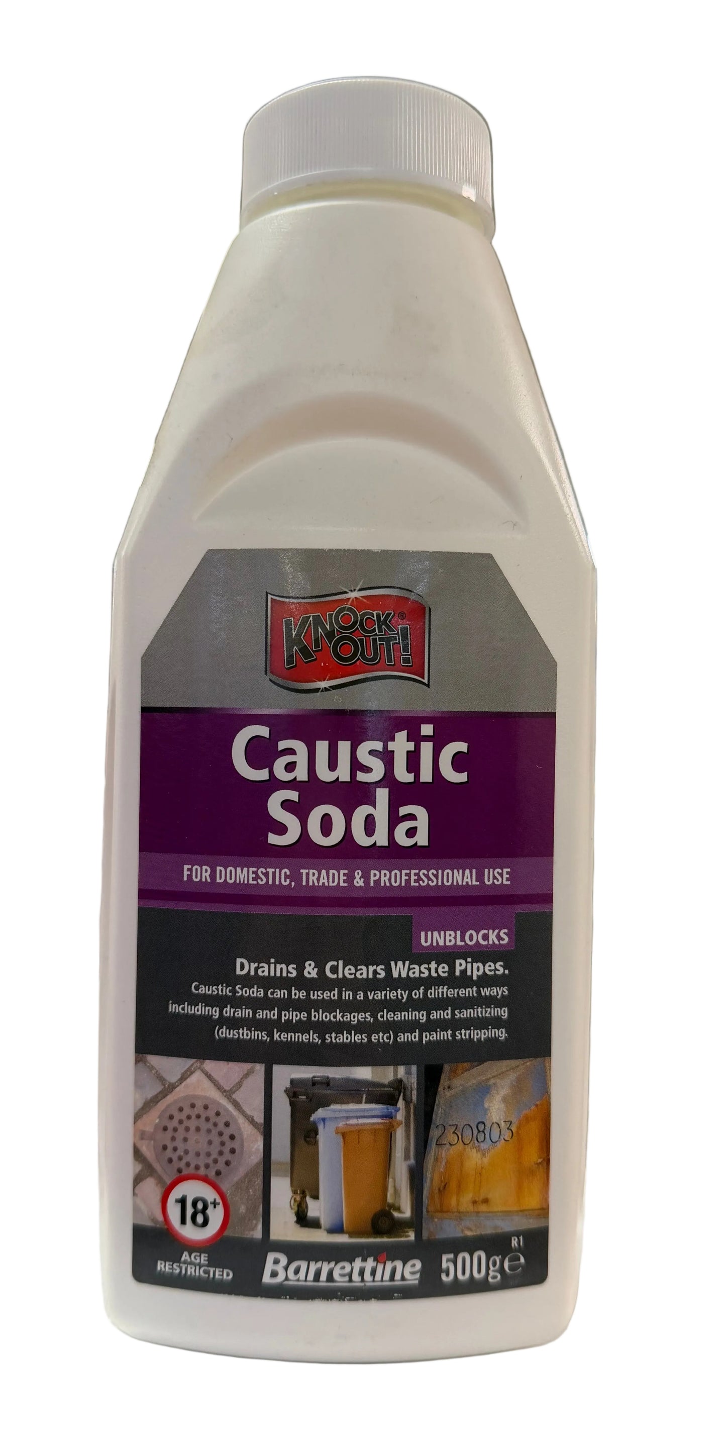 Barrettine Knock Out Caustic Soda 500g