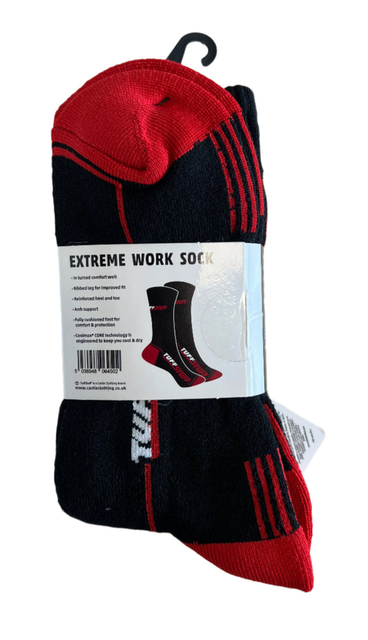 Tuff Stuff Coolmax Extreme Socks Black Size 6-11