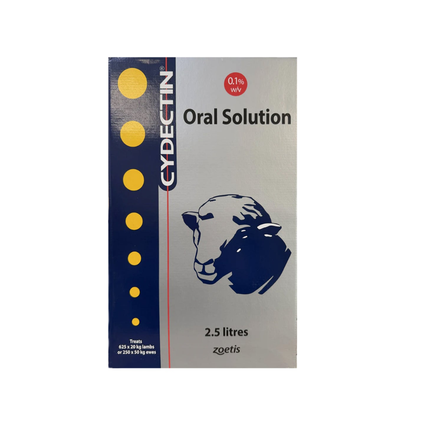Cydectin 0.1% Moxidectin Oral Drench for Sheep – 1L, 2.5L & 5L