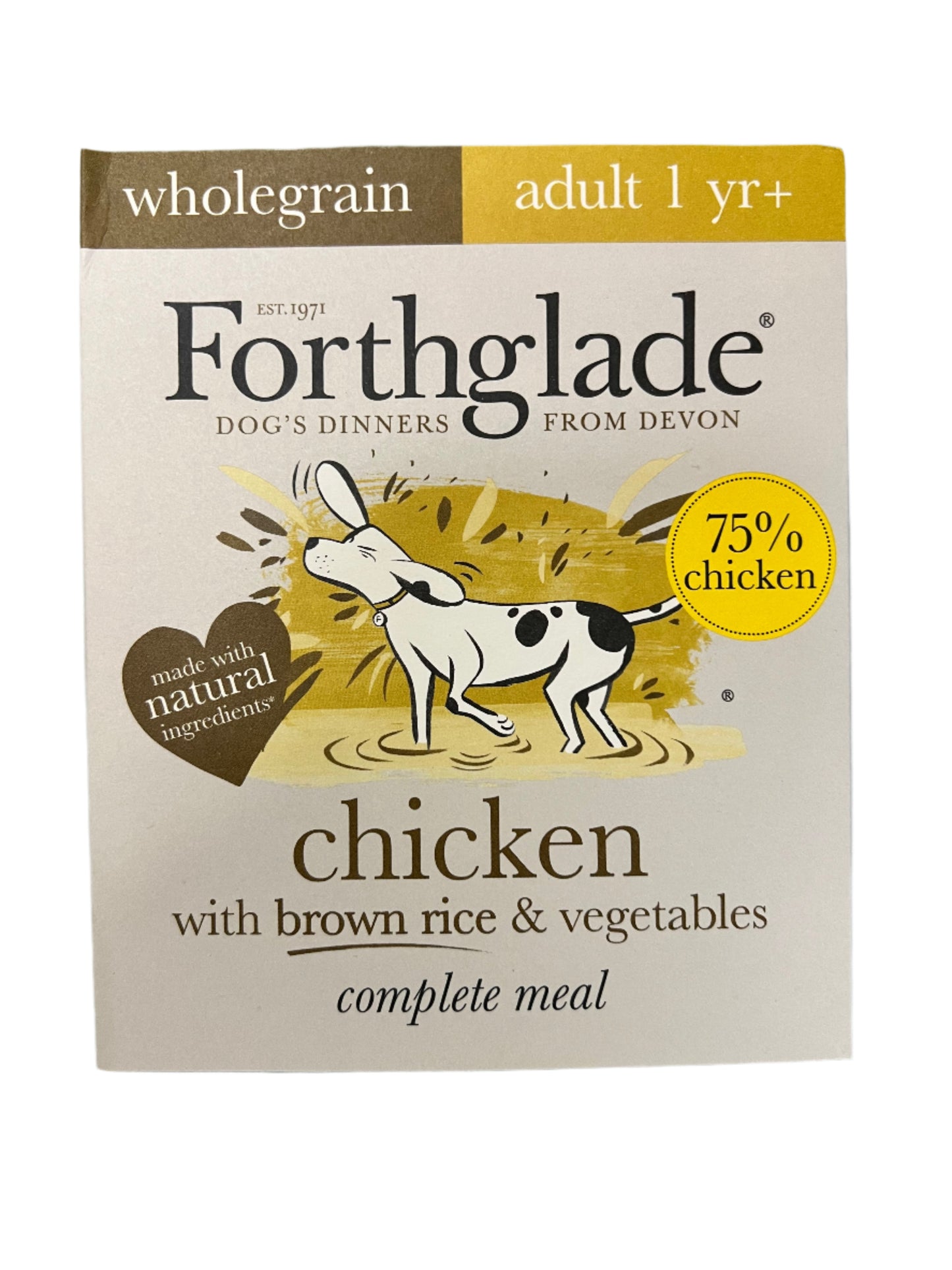 Forthglade Wholegrain Chicken With Rice & Vegetables Adult Dog Food