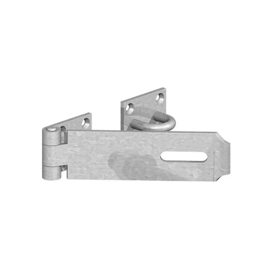 Gatemate Galvanised Heavy Safety Hasp and Staple 180mm