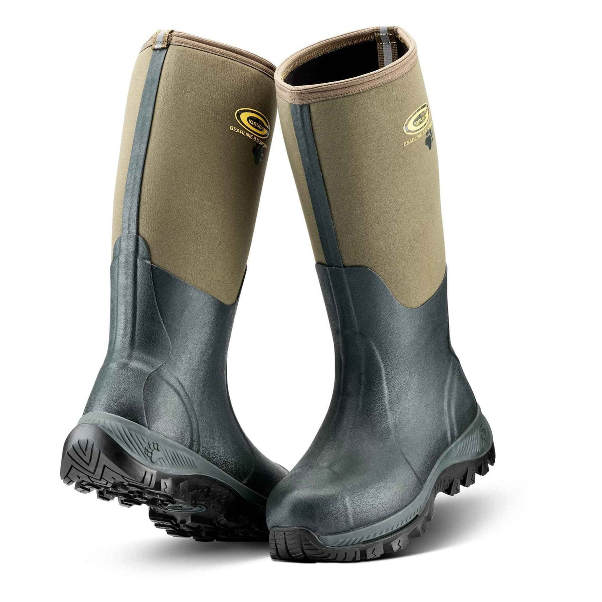 Grubs Bearline 8.5 Extreme Cold Insulated Wellington Boots Moss Green