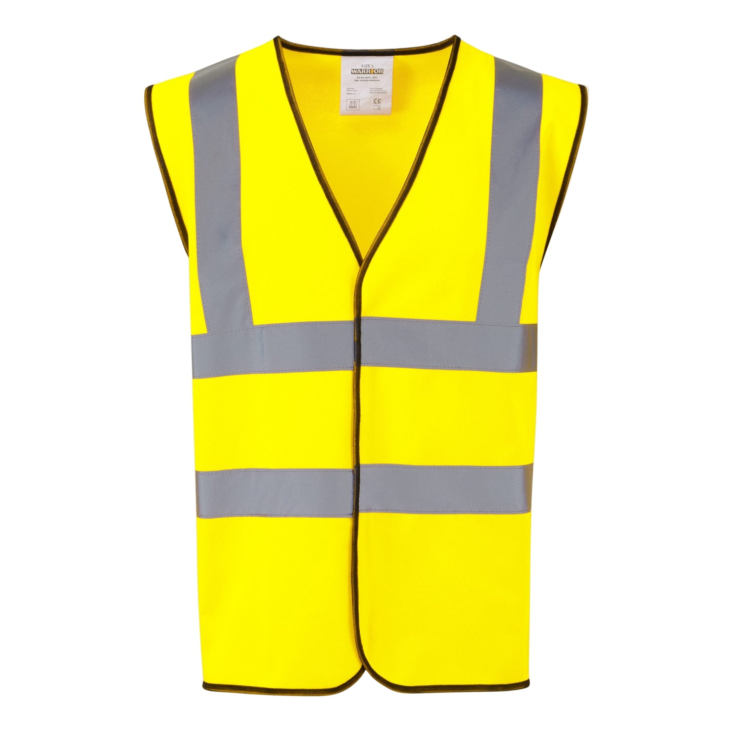 Hi Vis Quality Safety Waistcoat Vest Yellow