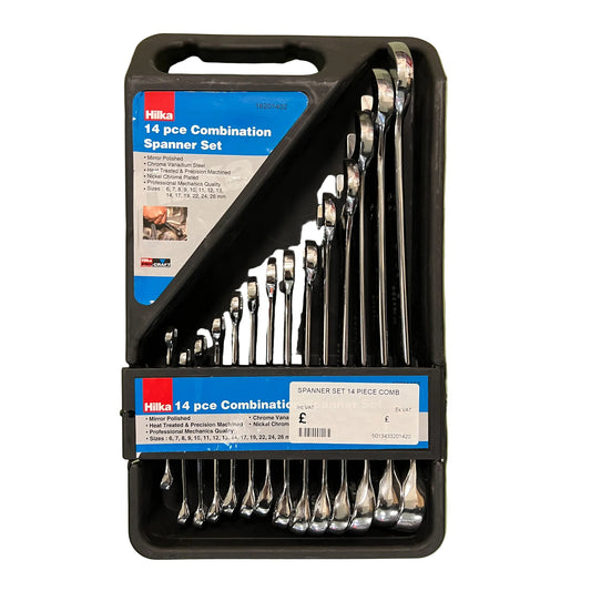 Hilka 14 Piece Combination Spanner Set