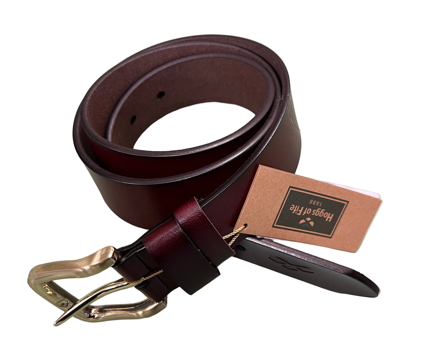 Hoggs Of Fife Brown Leather Belt
