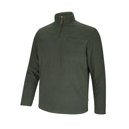 Hoggs Islander 1/4 Zip Micro-Fleece Green