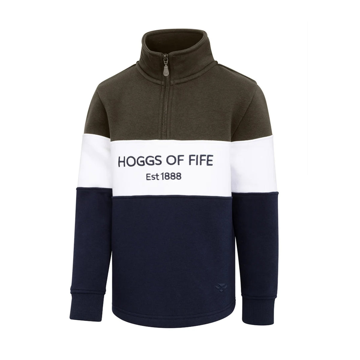 Hoggs Of Fife Dumfries 1888 Junior 1/4 Zip Sweatshirt