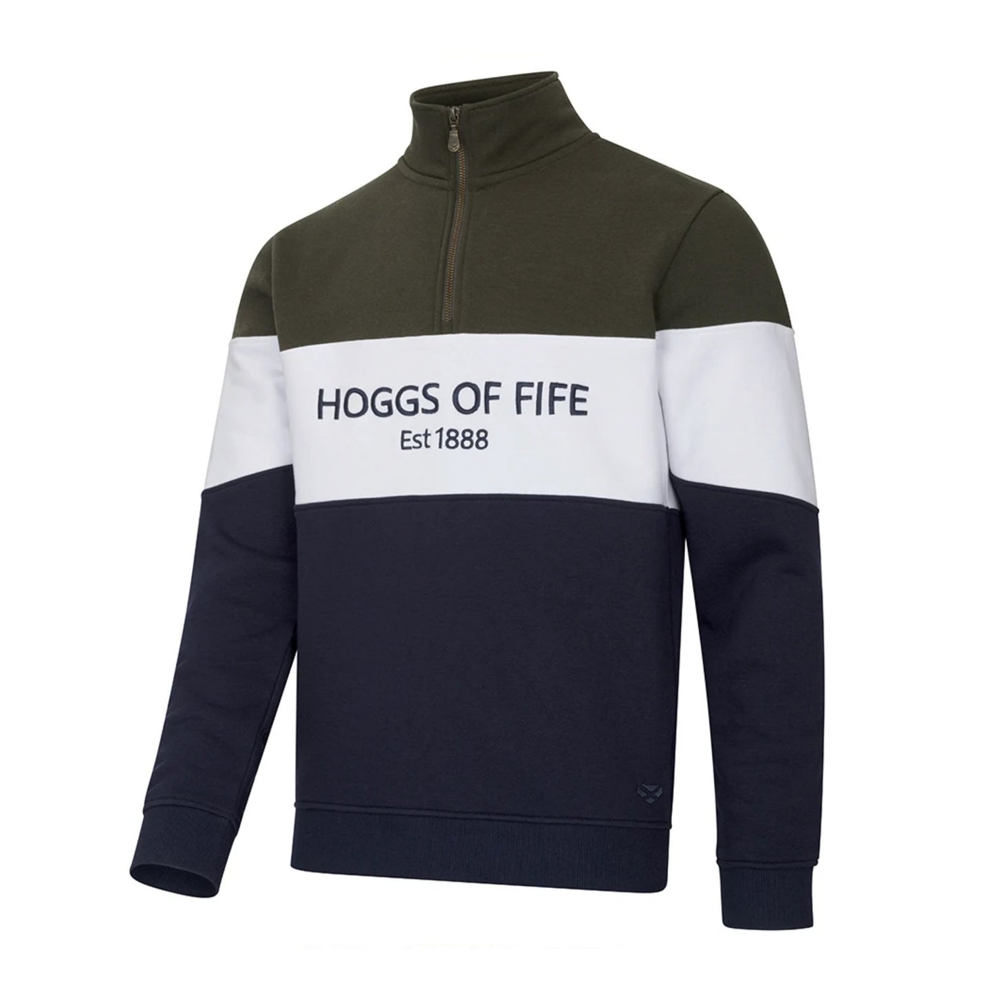 Hoggs Of Fife Dumfries 1888 Gents 1/4 Zip Sweatshirt