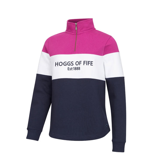 Hoggs Of Fife Est 1888 Dumfries Ladies 1/4 Zip Sweatshirt