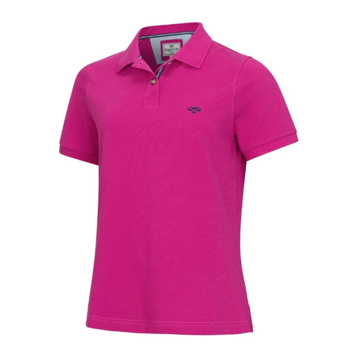 Hoggs of Fife Ladies Cora Pique Polo Shirt Berry