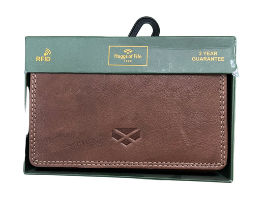 Hogs Of Fife Monarch Fine Brown Leather Bi-Fold 16cm Purse