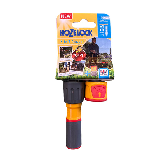 Hozelock 3-In-1 Hose Pipe Nozzle