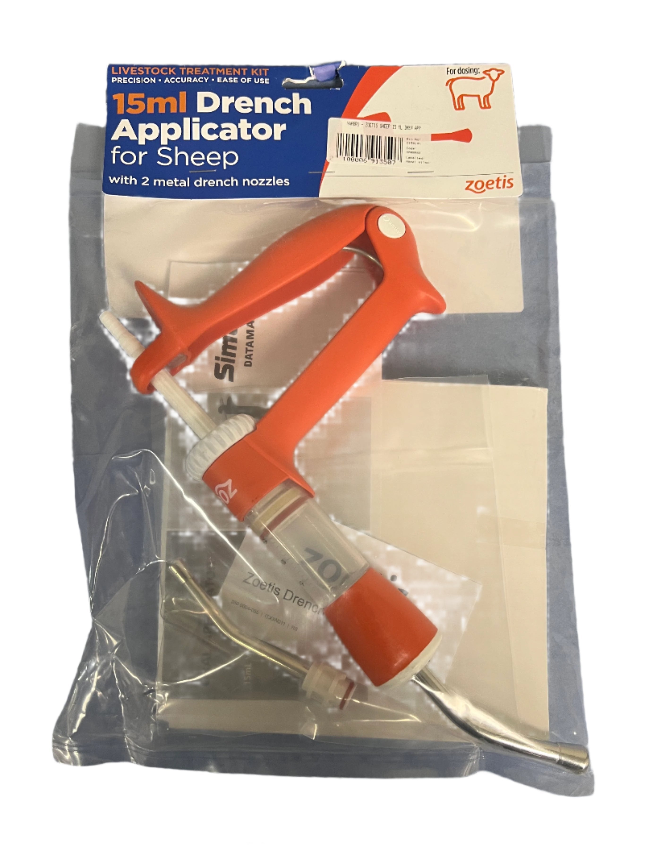 Zootech Injector Zoetis 15ml Drench Applicator for Sheep – W.E. Jameson & Son Ltd