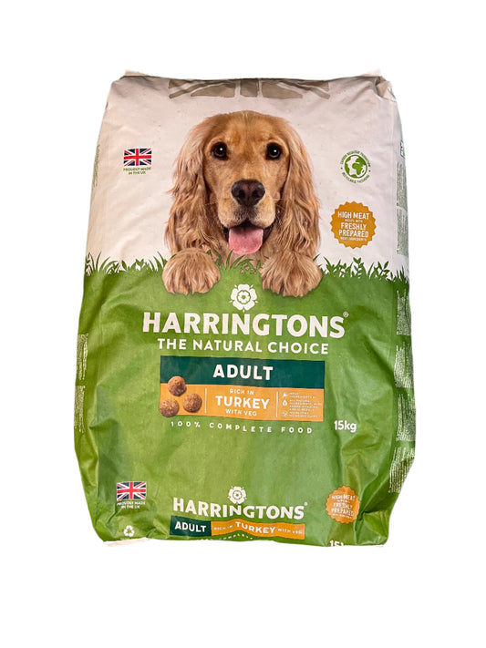 Harringtons 15Kg Turkey With Veg Natural Adult Dog Food