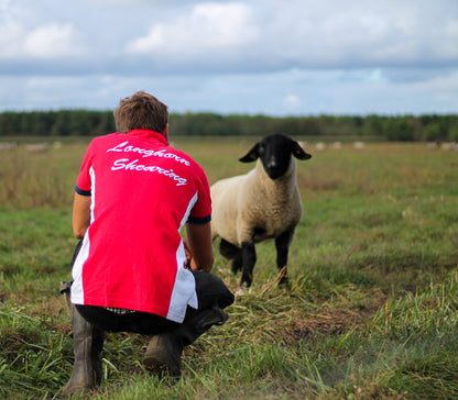 Horner Longhorn Shearing Hereford Red Polo Shirt