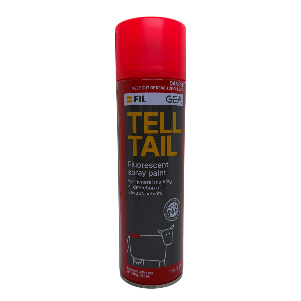 FIL Tell Tail Fluorescent Livestock Marking Spray Paint 500m