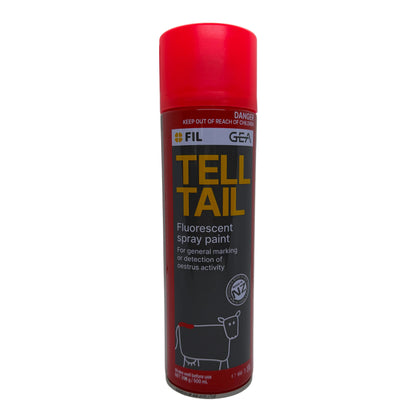 FIL Tell Tail Fluorescent Livestock Marking Spray Paint 500m