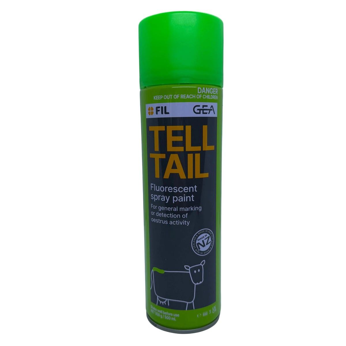 FIL Tell Tail Fluorescent Livestock Marking Spray Paint 500m