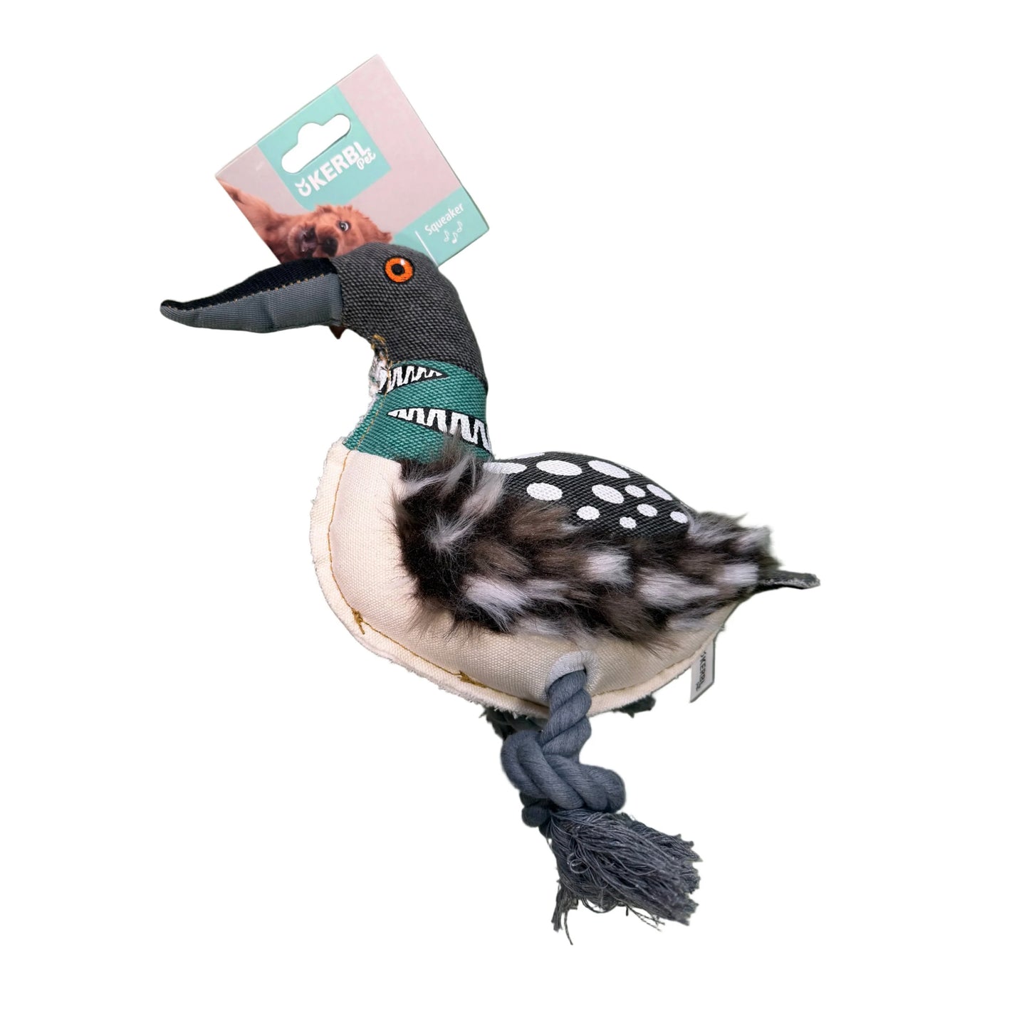 Kerbl Pet Plush Duck Dog Toy