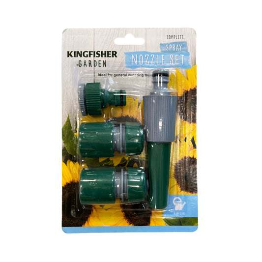 Kingfisher Garden 4 Piece Spray Nozzle Set