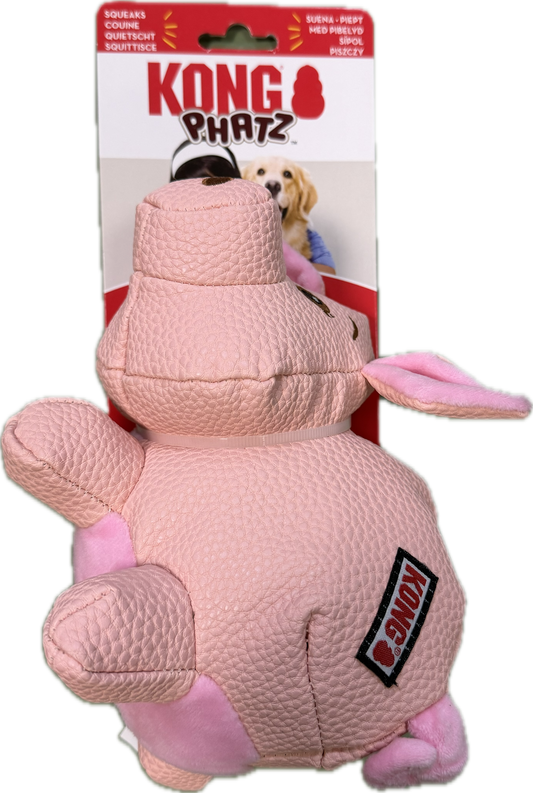 KONG Phatz Pig Dog Toy