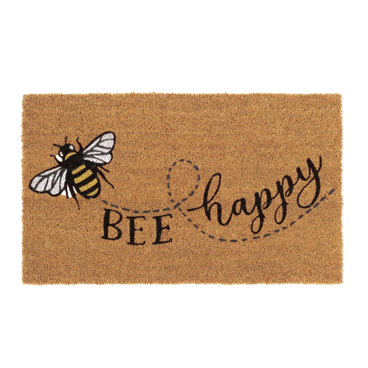 My Mats Bee Happy Coir Doormat 45x75cm