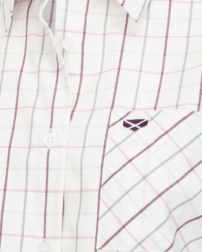 Hoggs of Fife Aberlady Ladies Tattersall Shirt