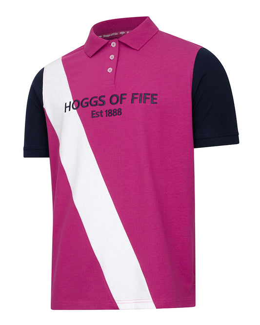 Hoggs of Fife Ladies Abbey Sash Jersey Polo Shirt