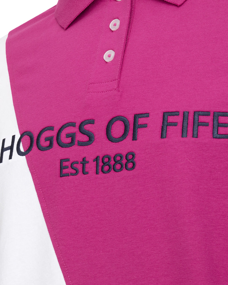 Hoggs of Fife Ladies Abbey Sash Jersey Polo Shirt