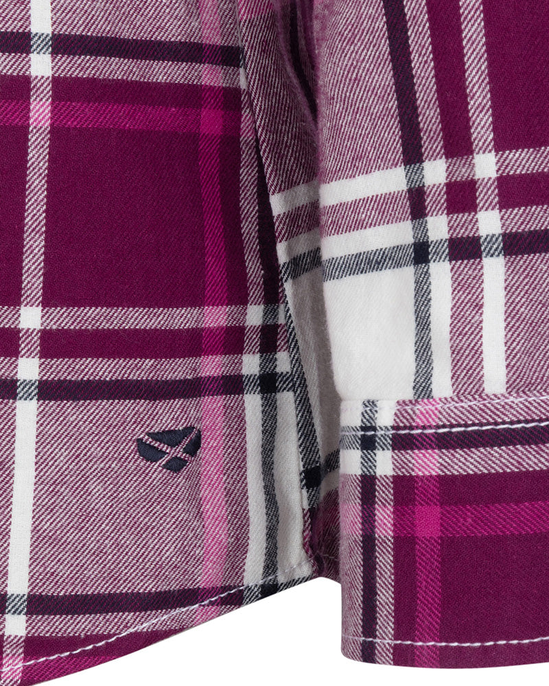 hoggs Of Fife  Caitlyn Ladies Check Flannel Shirt