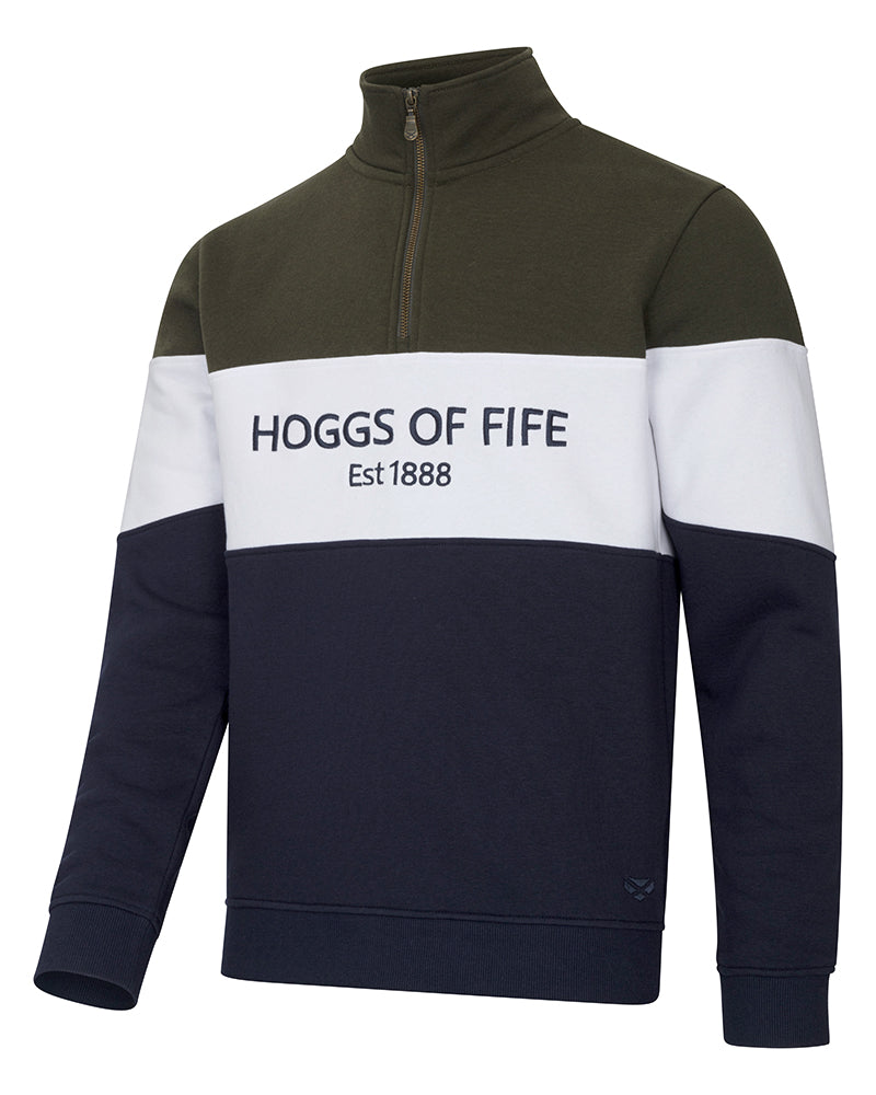 Hoggs Of Fife Dumfries 1888 Gents 1/4 Zip Sweatshirt