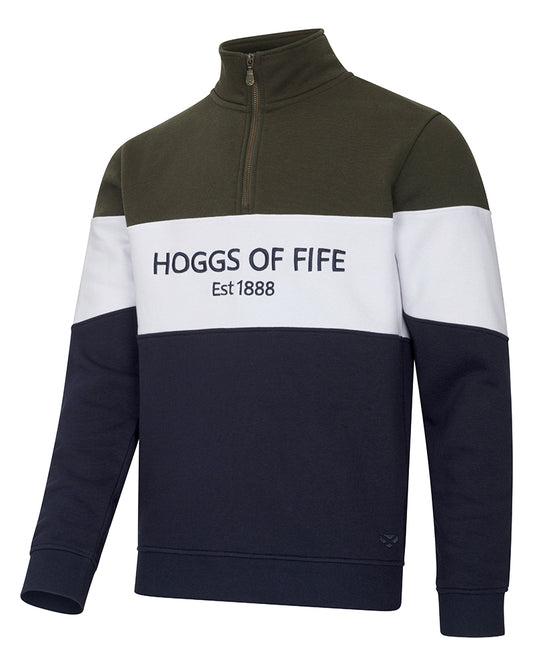 Hoggs Of Fife Dumfries 1888 Gents 1/4 Zip Sweatshirt