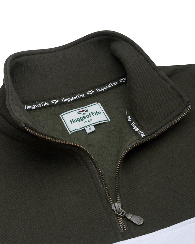 Hoggs Of Fife Dumfries 1888 Gents 1/4 Zip Sweatshirt