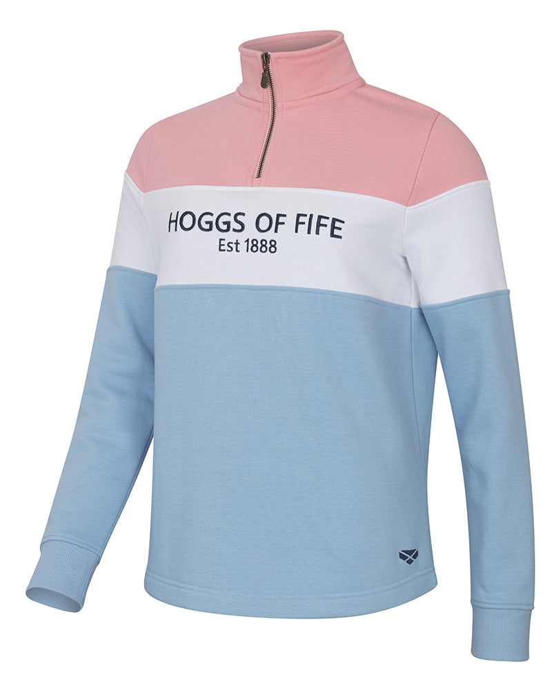 Hoggs Of Fife Est 1888 Dumfries Ladies 1/4 Zip Sweatshirt