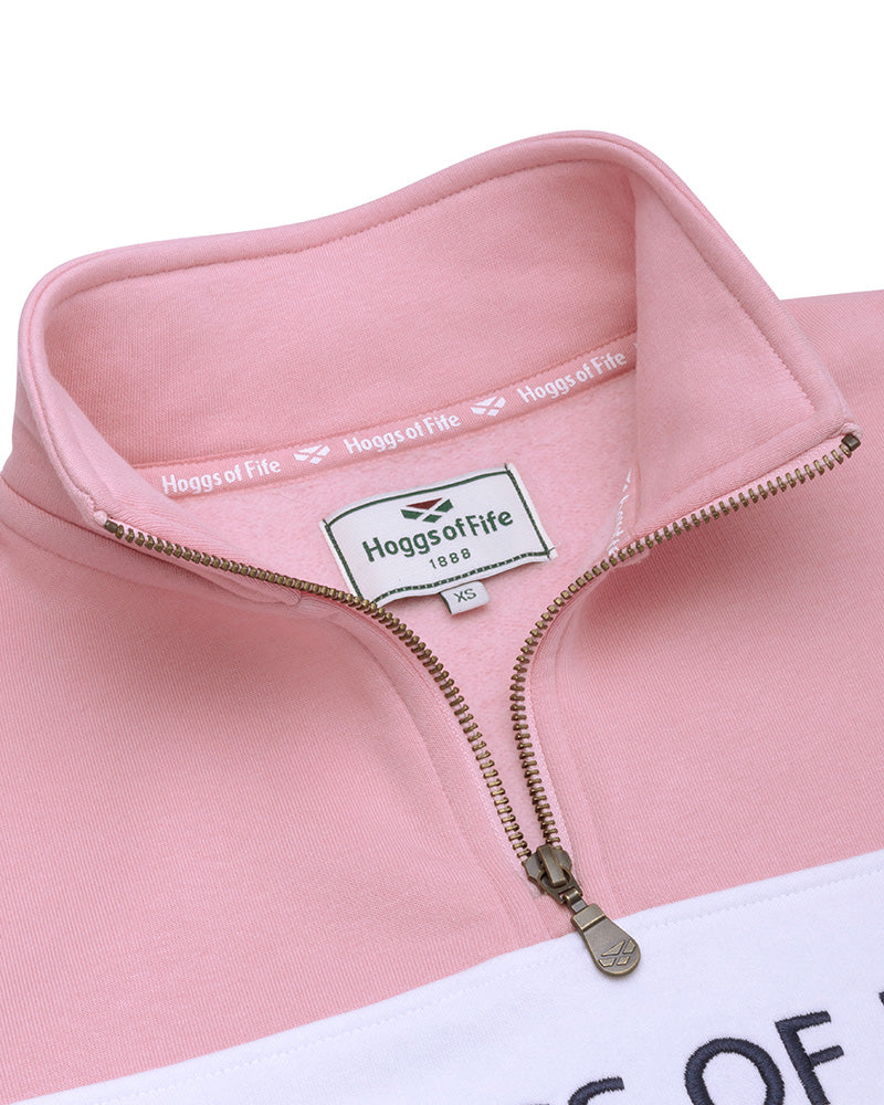 Hoggs Of Fife Est 1888 Dumfries Ladies 1/4 Zip Sweatshirt