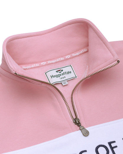 Hoggs Of Fife Est 1888 Dumfries Ladies 1/4 Zip Sweatshirt